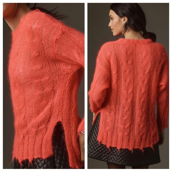 NWT The Posey Stitchy Distressed Sweater - Picture 2 of 8